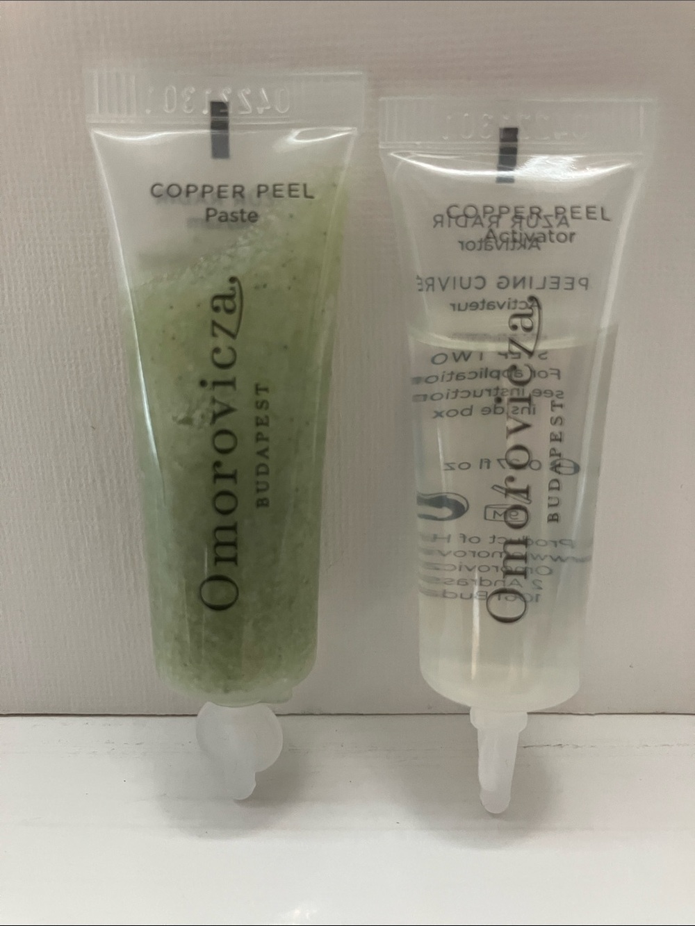 Omorovicza copper peel , 1 peel , new without box